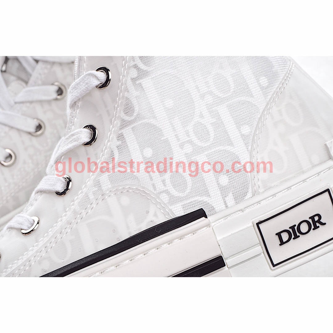 Dior B23 Oblique Slip-on Low Top Sneakers Sheer Print Sneakers